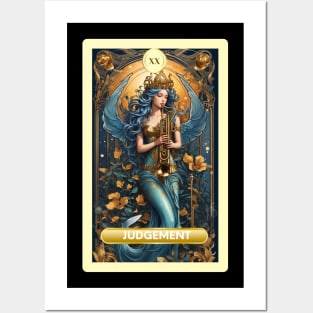 The Judgement Card From the Light Mermaid Tarot Deck. Posters and Art